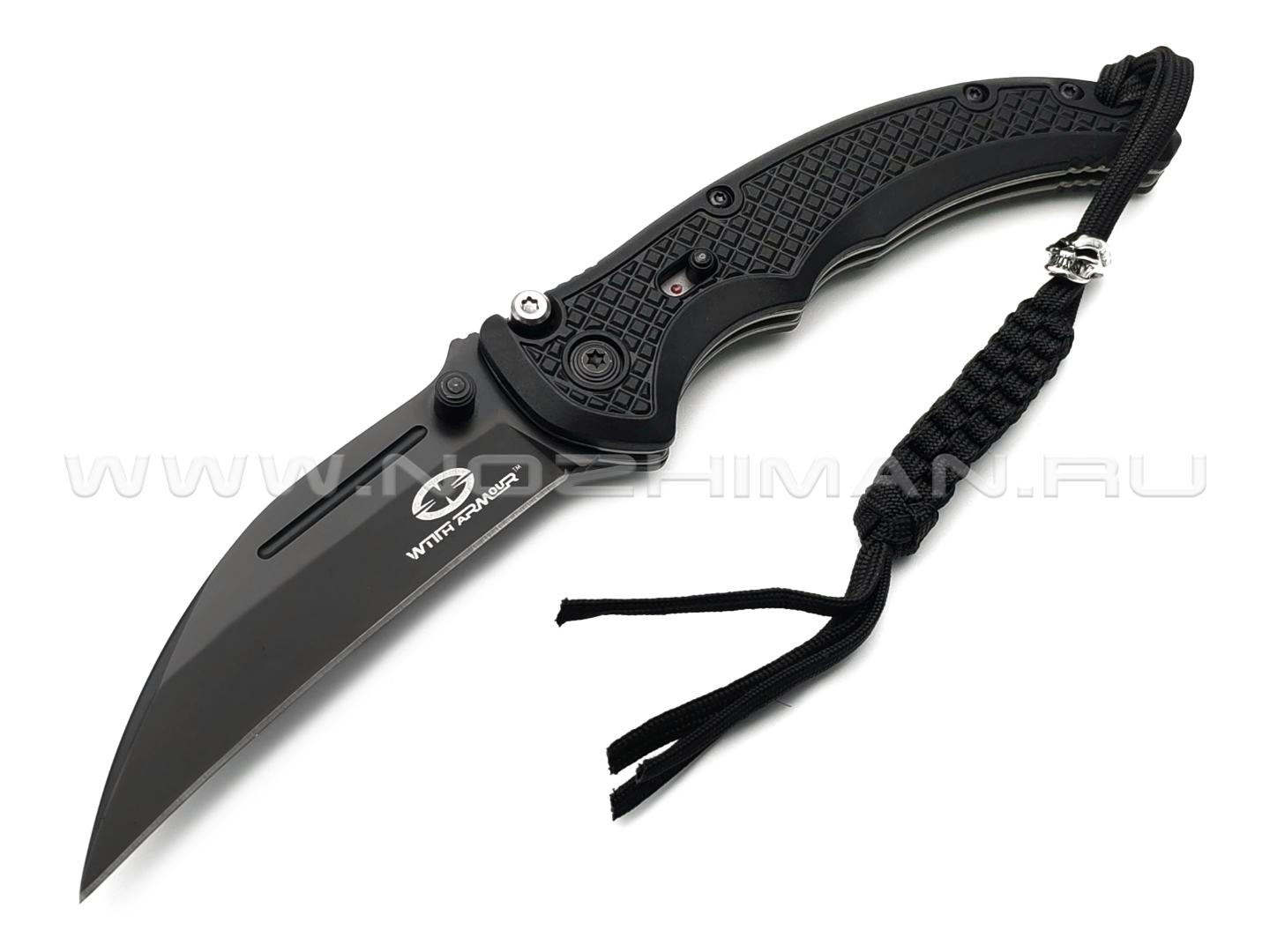 WithArmour складной нож Black Claw WA-075BK сталь 440C, рукоять Nylon fiber