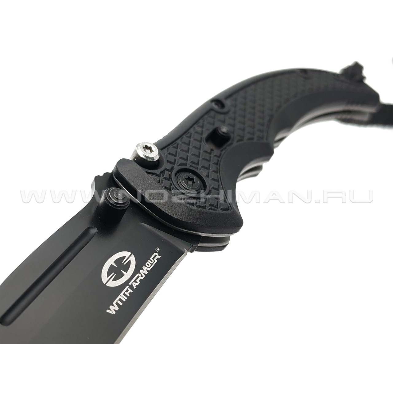WithArmour складной нож Black Claw WA-075BK сталь 440C, рукоять Nylon fiber