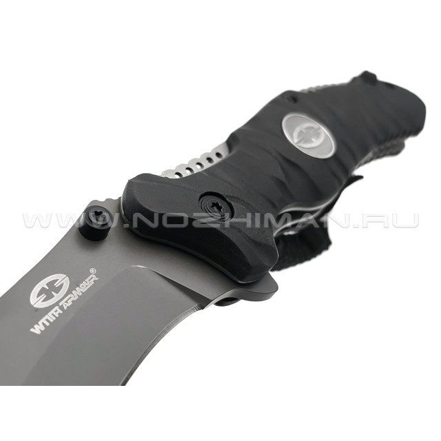 WithArmour складной нож Eagle Claw WA-004BK сталь 440C grey, рукоять Rubber black