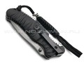 WithArmour складной нож Eagle Claw WA-004BK сталь 440C grey, рукоять Rubber black