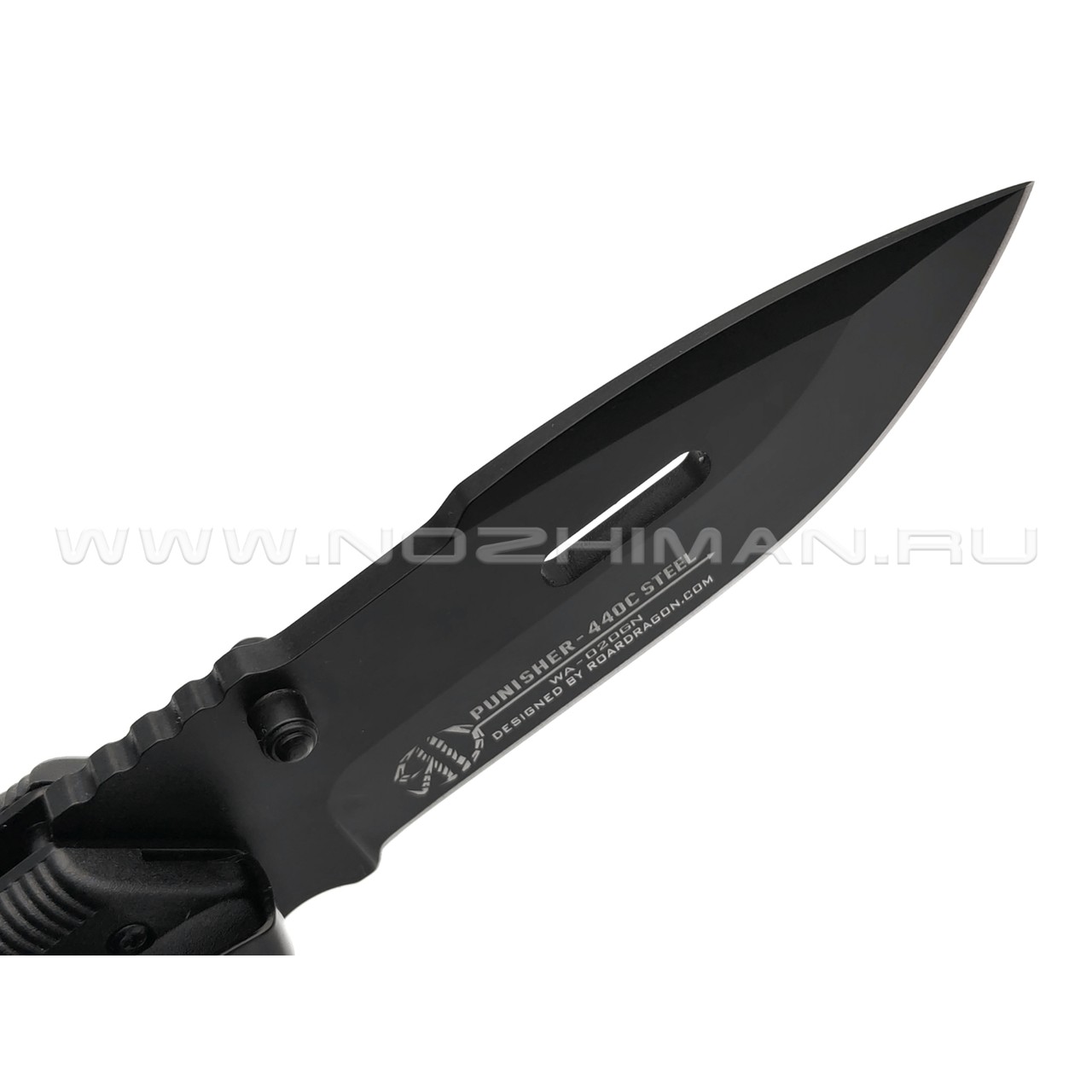WithArmour складной нож Punisher Black & Green WA-020GN сталь 440C, рукоять PP, TPR