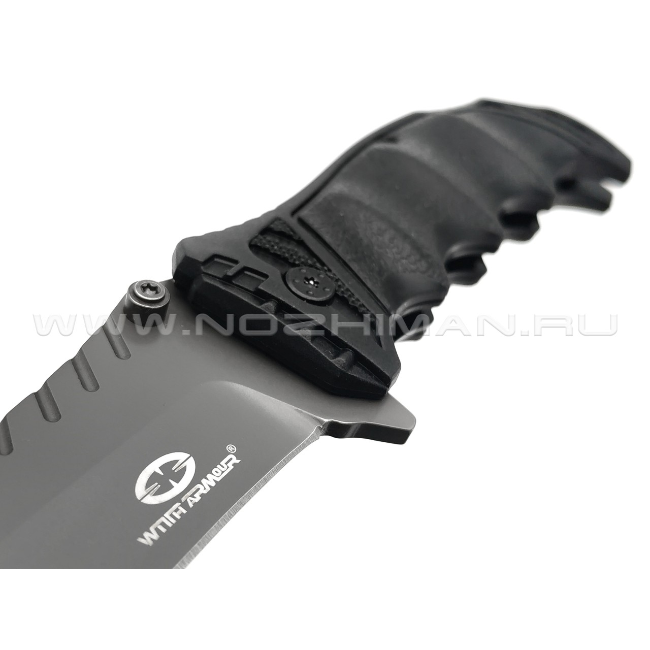 WithArmour складной нож Lion Claw Black WA-018BK сталь 440C, рукоять Rubber, Nylon Fiber