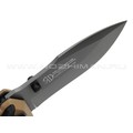 WithArmour складной нож Tiger Shark WA-019TN сталь 440C grey, рукоять PP, TPR black & tan WithArmour складной нож Tiger Shark WA-019TN сталь 440C grey, рукоять PP, TPR black & tan