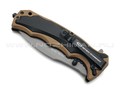 WithArmour складной нож Tiger Shark WA-019TN сталь 440C grey, рукоять PP, TPR black & tan