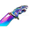 WithArmour складной нож Assassin WA-017RB сталь 420HC titanium coated, рукоять Plastic