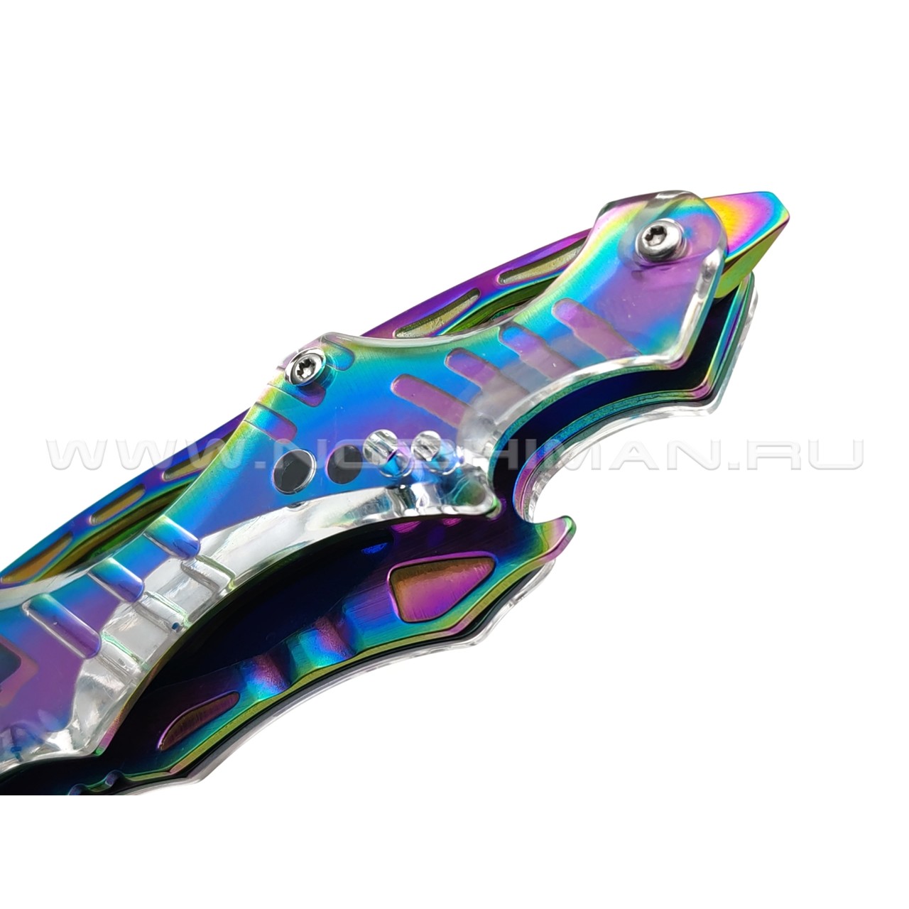 WithArmour складной нож Assassin WA-017RB сталь 420HC titanium coated, рукоять Plastic