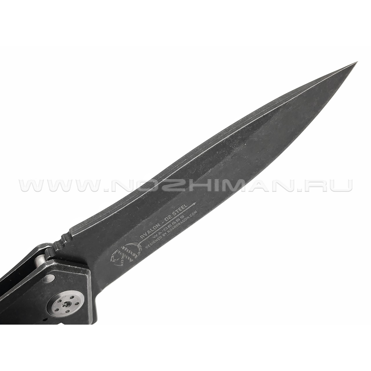 WithArmour складной нож Avalon Блэквош WA-086SS сталь D2, рукоять Stainless steel
