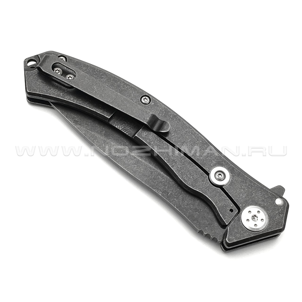 WithArmour складной нож Avalon Блэквош WA-086SS сталь D2, рукоять Stainless steel