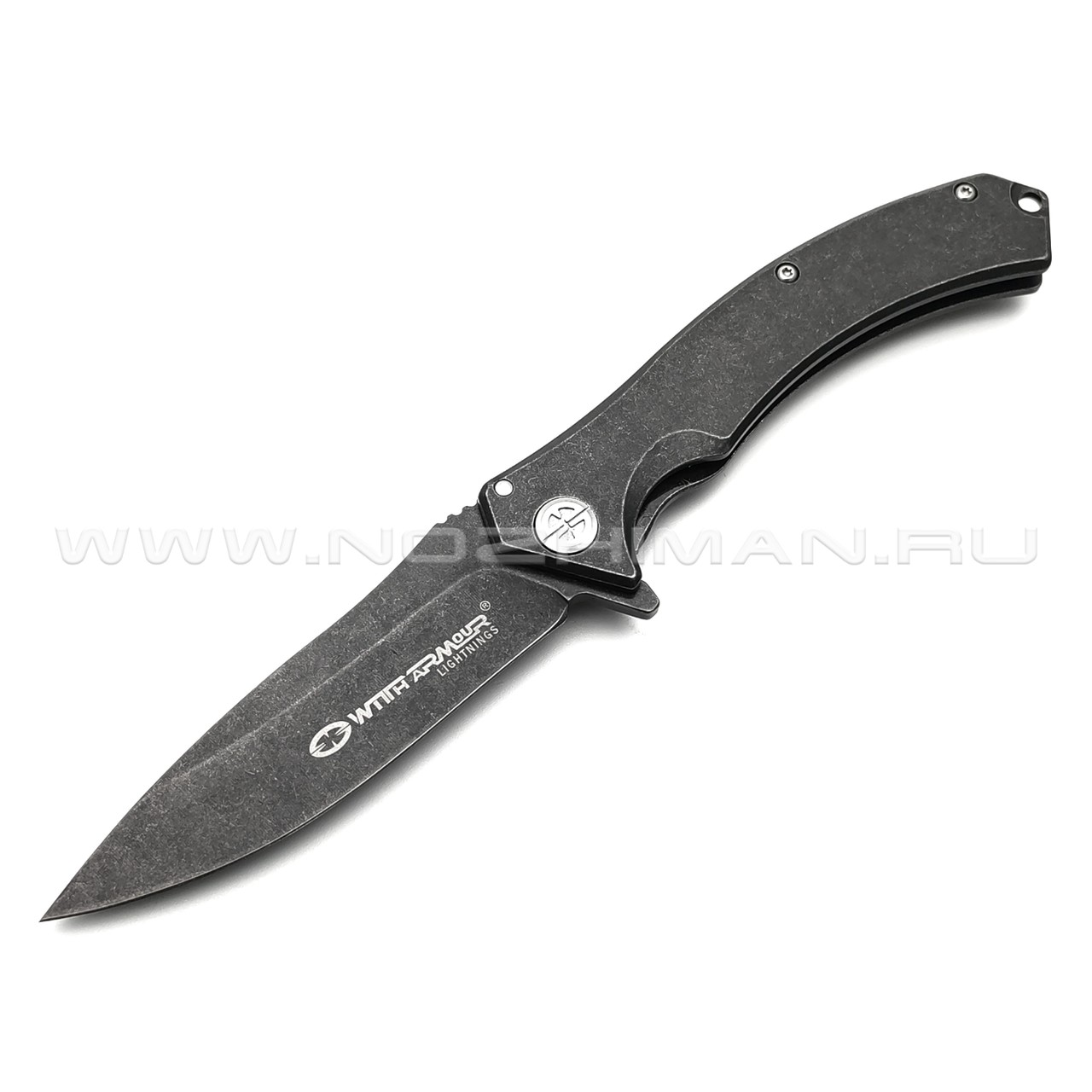 WithArmour складной нож Avalon Блэквош WA-086SS сталь D2, рукоять Stainless steel