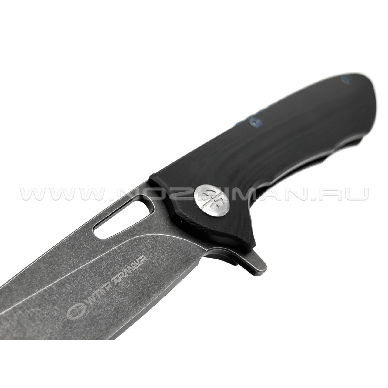 WithArmour складной нож Sheepfoot WA-077BK сталь D2, рукоять G10 black