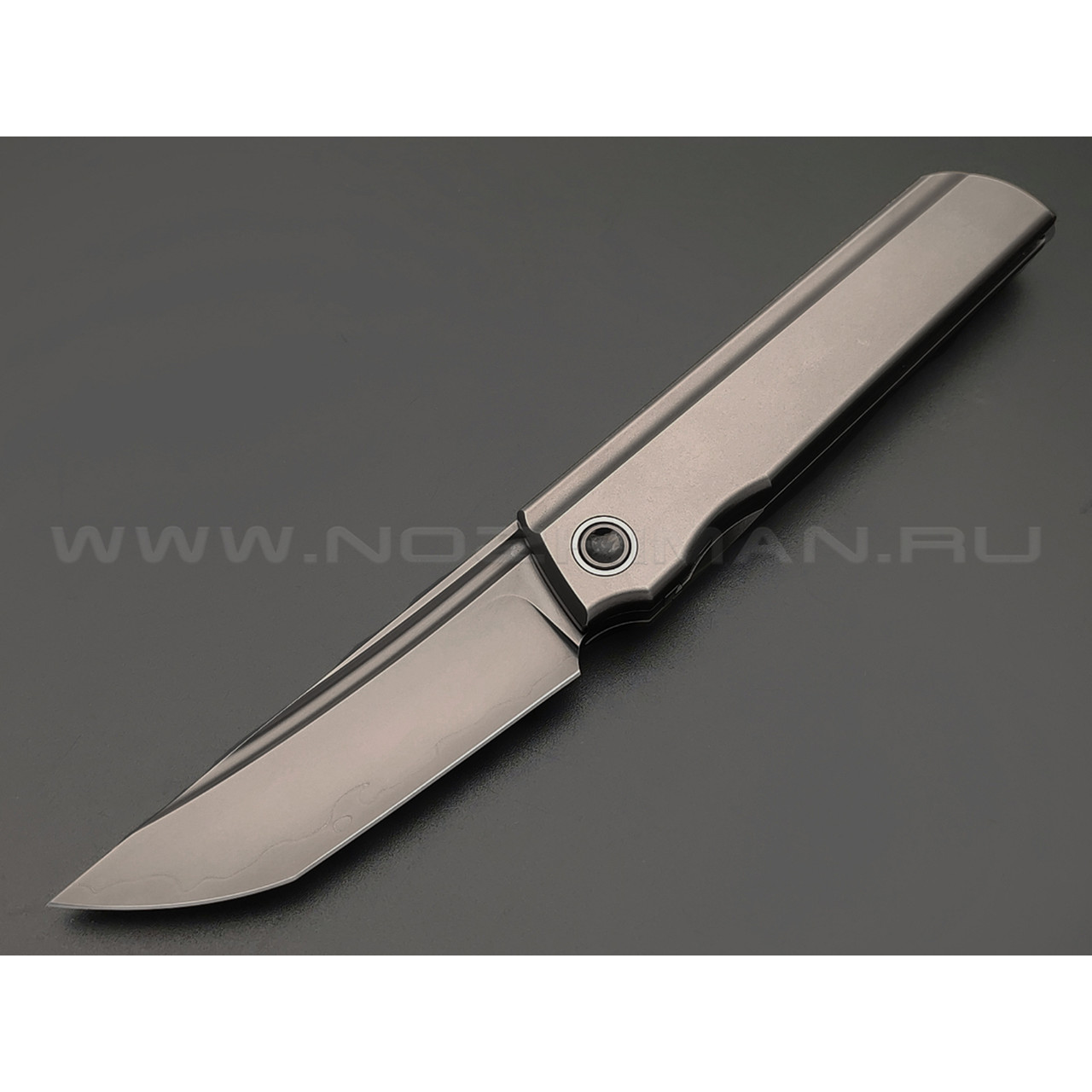 TuoTown складной нож Common TCM-SS1 сталь Laminated SLD DLC, рукоять Titanium TC4 Graphite