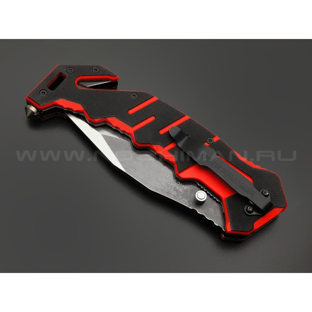 WithArmour складной нож Rescuer WA-045BR сталь 440C, рукоять G10