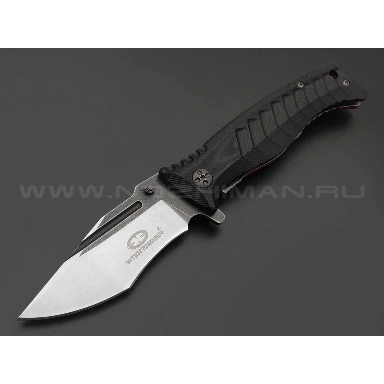 WithArmour складной нож Torpedo WA-039BK сталь 440C, рукоять G10 black