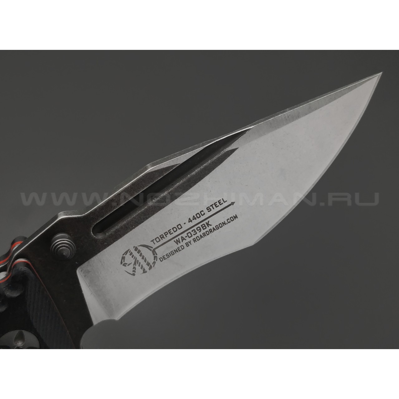 WithArmour складной нож Torpedo WA-039BK сталь 440C, рукоять G10 black
