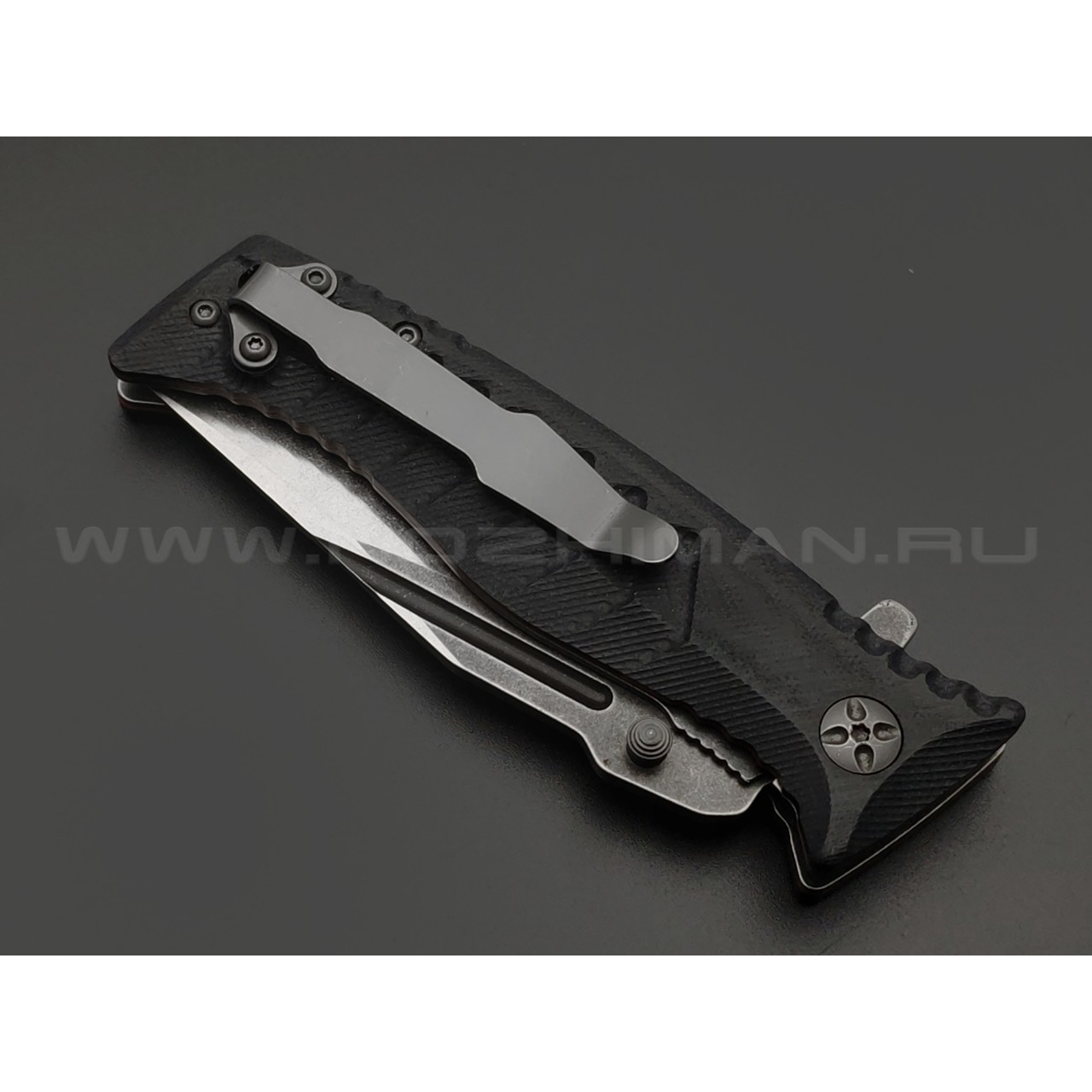 WithArmour складной нож Torpedo WA-039BK сталь 440C, рукоять G10 black