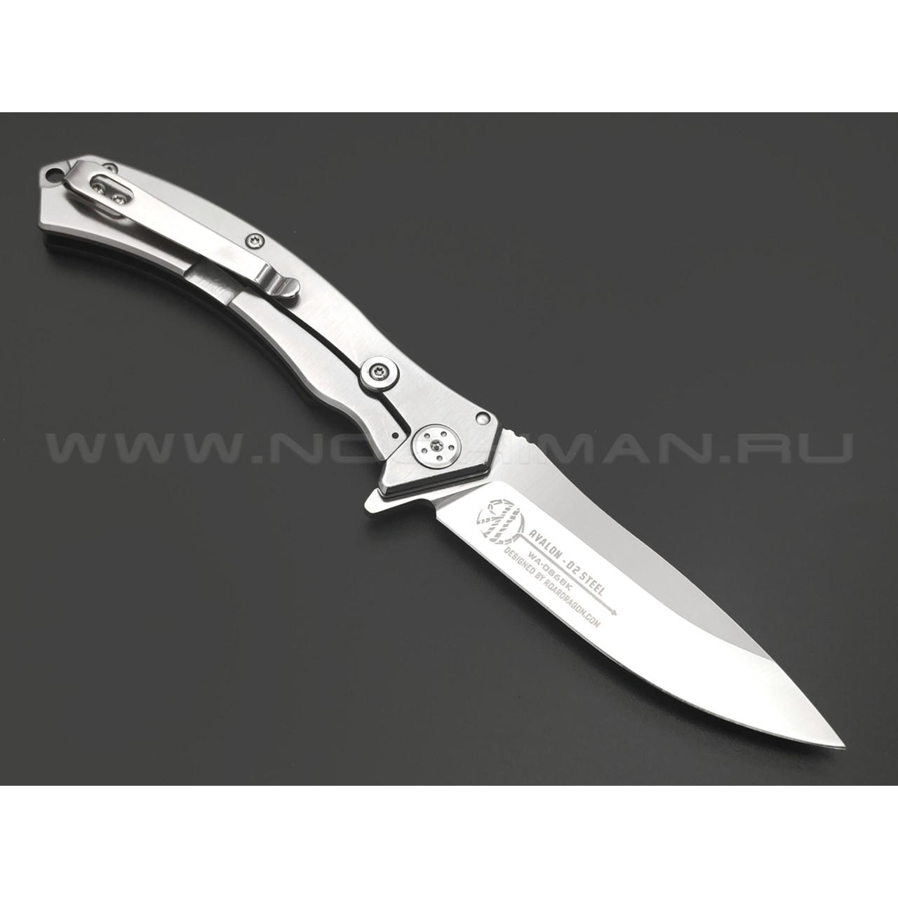 WithArmour складной нож Avalon WA-086BK сталь D2, рукоять G10, stainless steel
