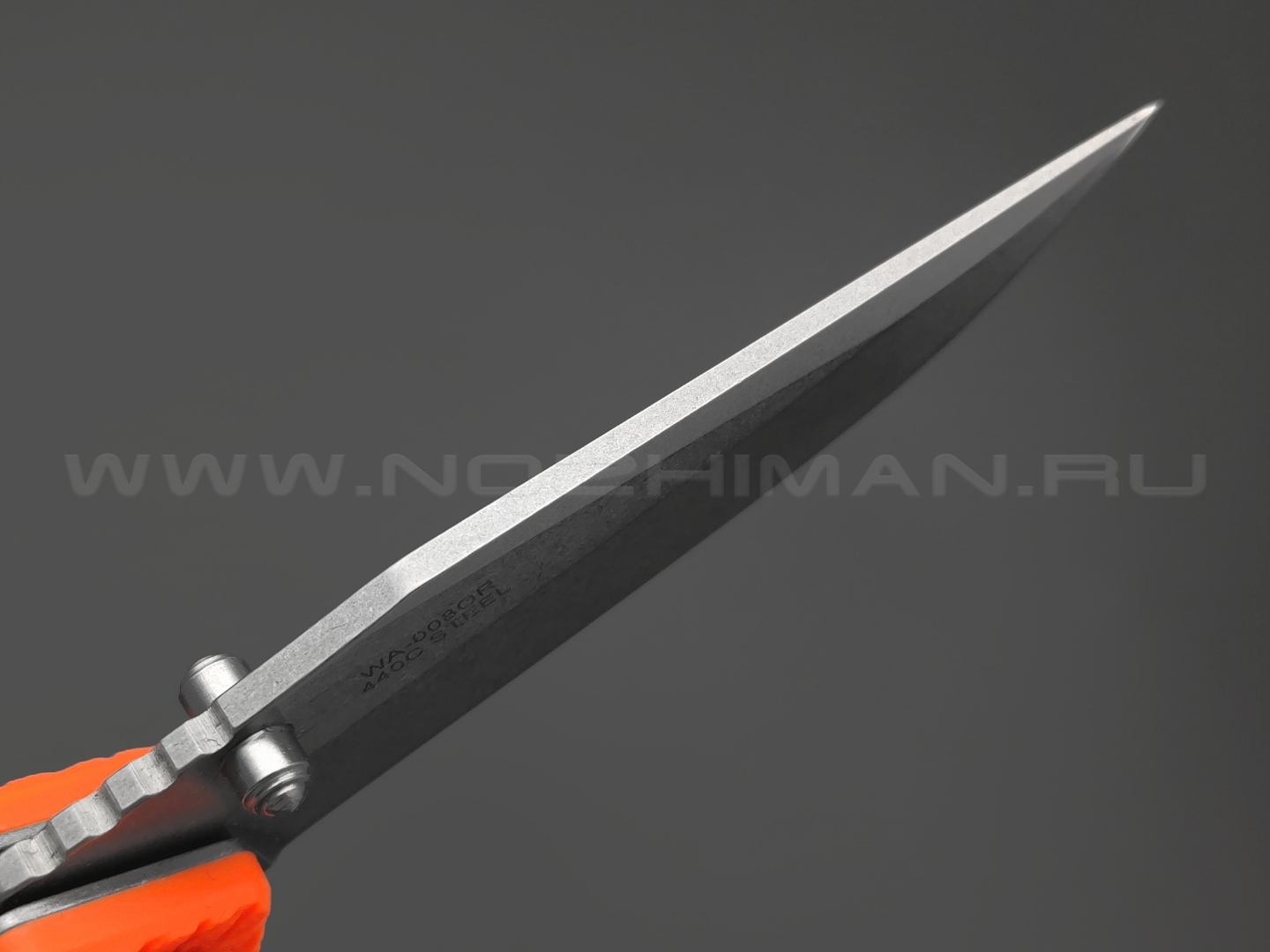 WithArmour складной нож Butterfly WA-008OR сталь 440C stonewash, рукоять Nylon Fiber orange