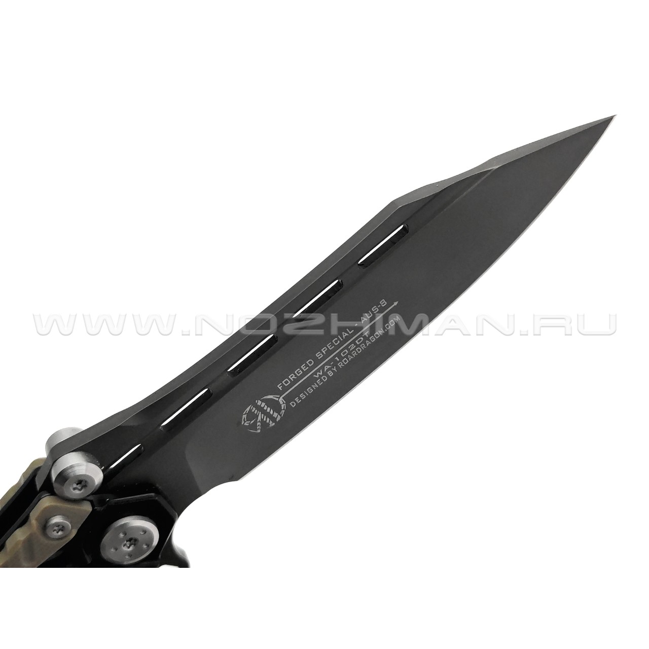 WithArmour складной нож Storm WA-102DT сталь Aus-8, рукоять Hard aluminium, G10 tan
