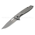 WithArmour складной нож Finches WA-047GY сталь 440C Titanium coated, рукоять Stainless steel WithArmour складной нож Finches WA-047GY сталь 440C Titanium coated, рукоять Stainless steel
