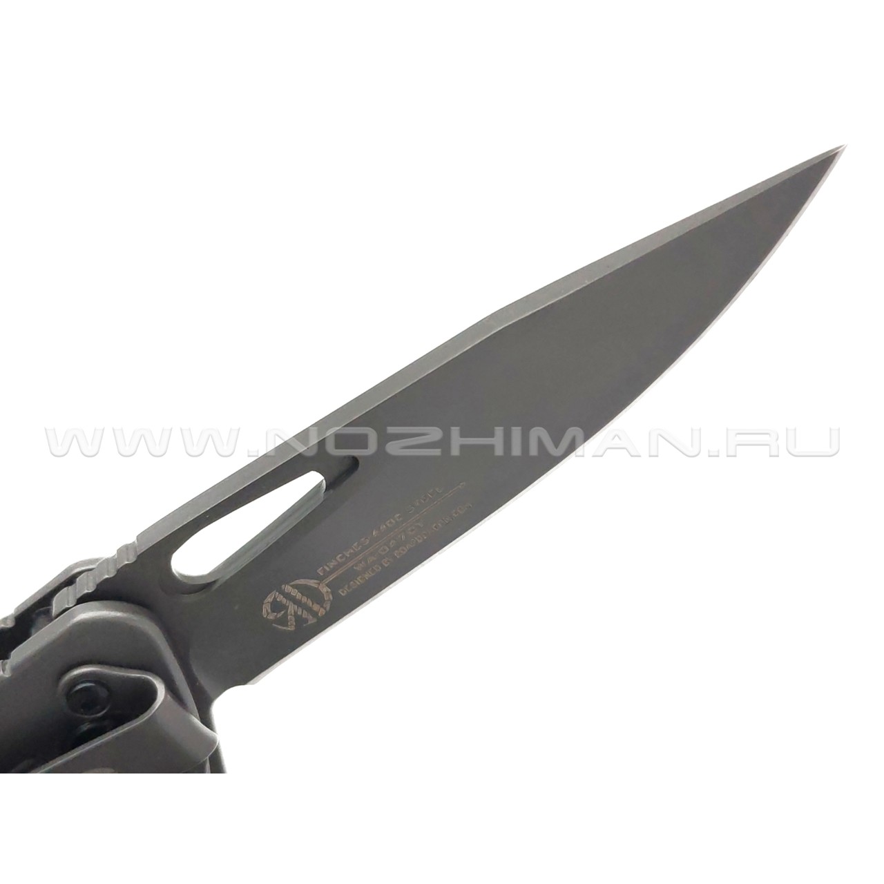 WithArmour складной нож Finches WA-047GY сталь 440C Titanium coated, рукоять Stainless steel