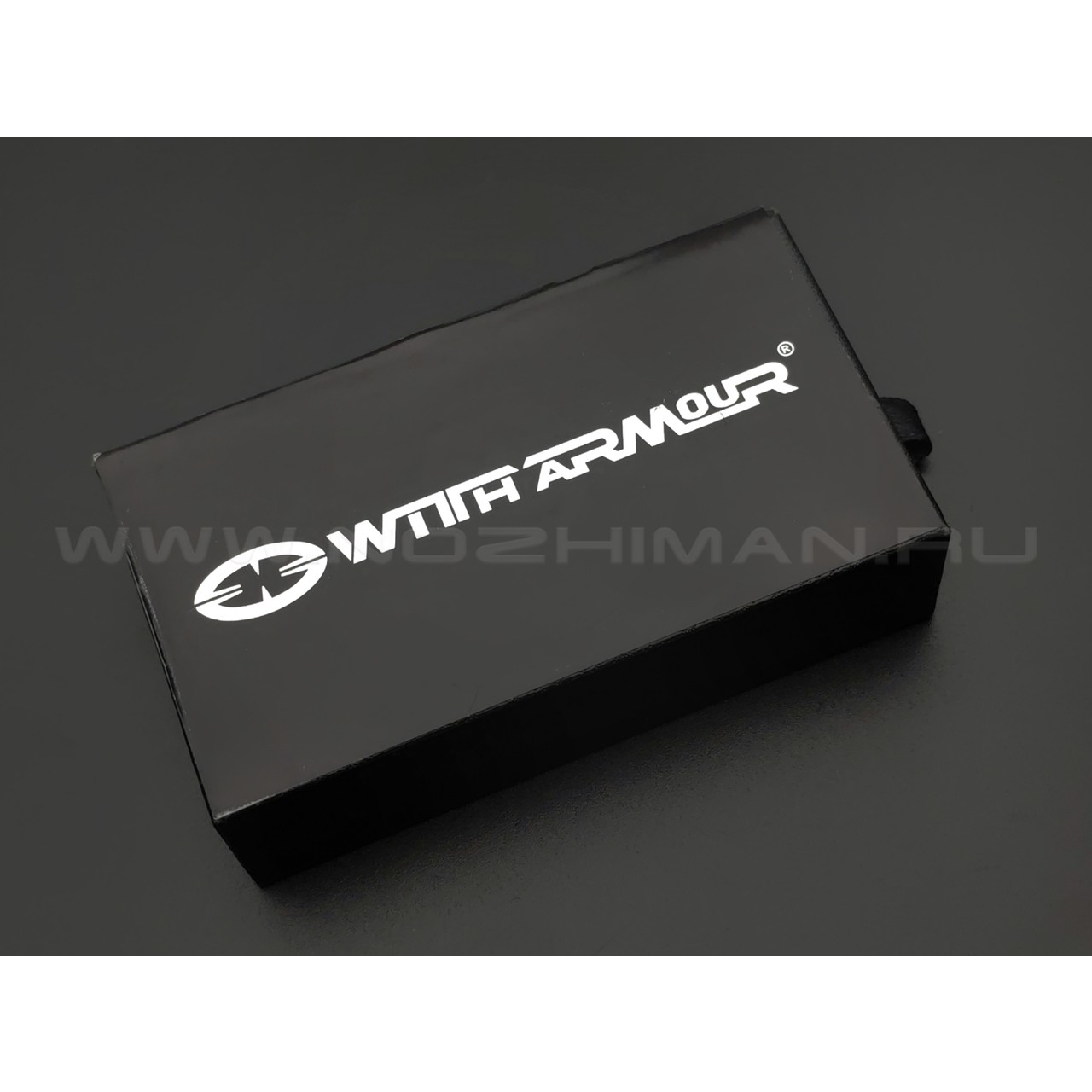 WithArmour складной нож Egret Black WA-103BK сталь Sandivik 12C27, рукоять Hard aluminium, Timascus