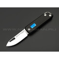 WithArmour складной нож Egret Black WA-103BK сталь Sandivik 12C27, рукоять Hard aluminium, Timascus