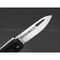 WithArmour складной нож Egret Black WA-103BK сталь Sandivik 12C27, рукоять Hard aluminium, Timascus
