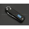 WithArmour складной нож Egret Black WA-103BK сталь Sandivik 12C27, рукоять Hard aluminium, Timascus