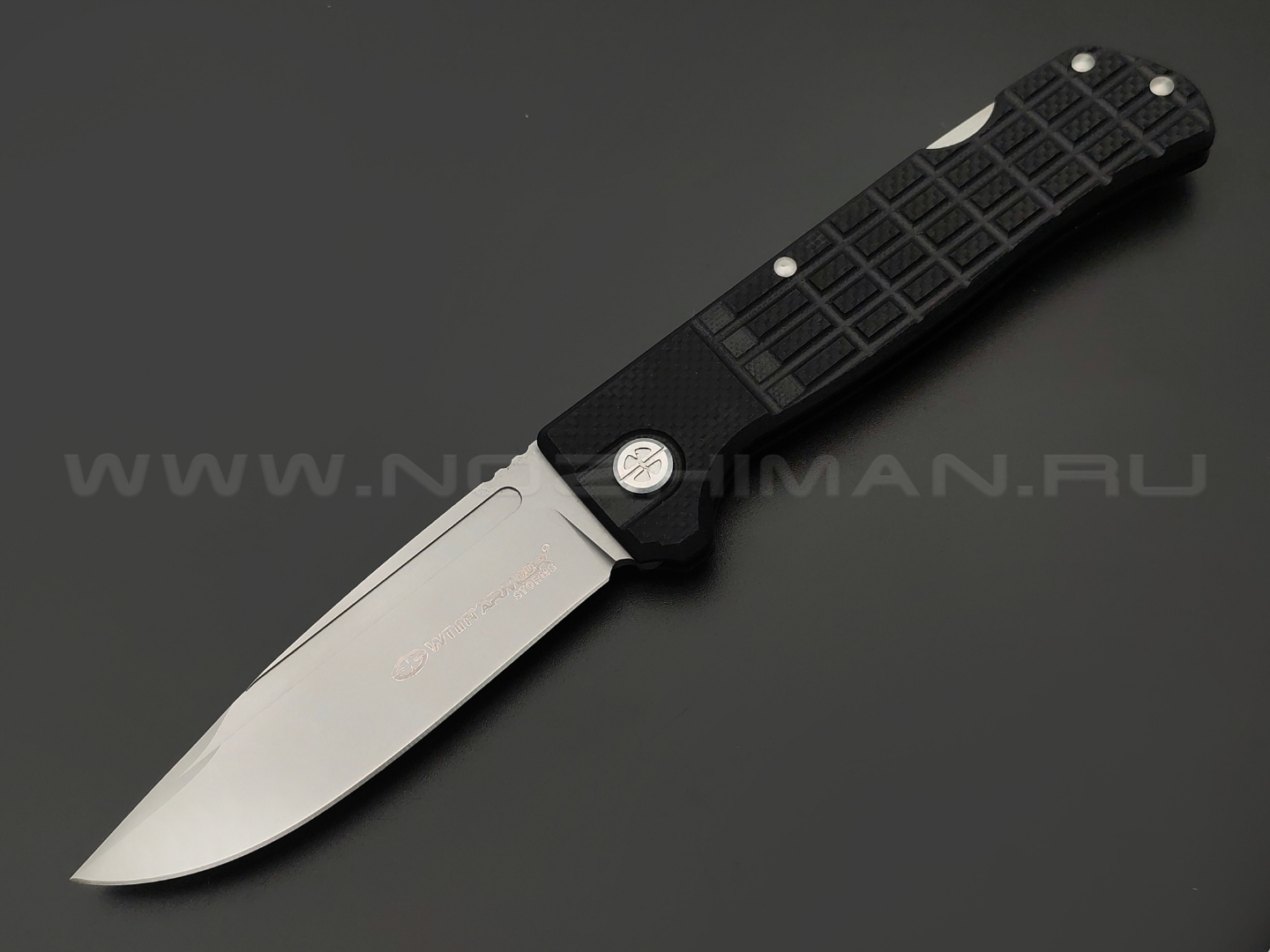 WithArmour складной нож Stones WA-092BKG сталь D2, рукоять G10 black