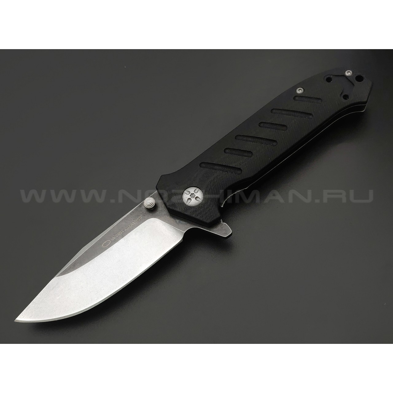 WithArmour складной нож Shooter WA-032BK сталь 440C, рукоять G10 black