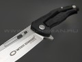 WithArmour складной нож Thor Black WA-085BK сталь D2 satin, рукоять Hard aluminium, G10