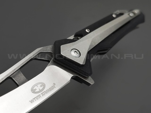 WithArmour складной нож Fin WA-066BK сталь D2, рукоять G10, stainless steel