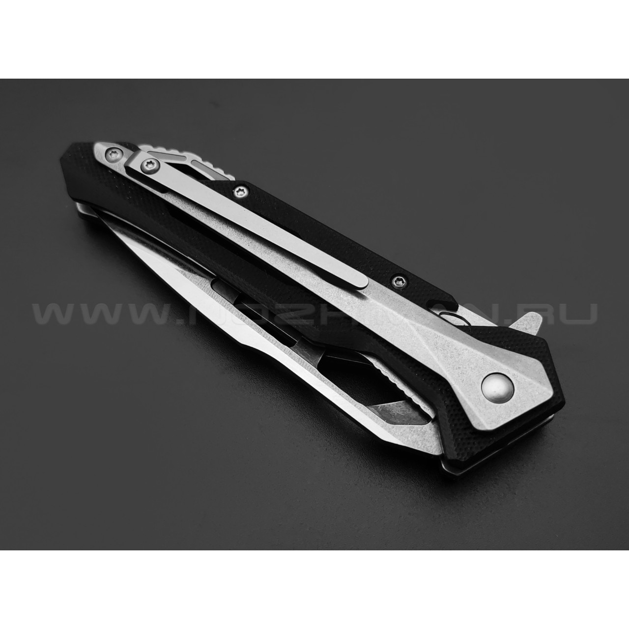 WithArmour складной нож Fin WA-066BK сталь D2, рукоять G10, stainless steel