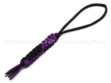 Темляк Vilka Custom - Rectangular Black & Purple