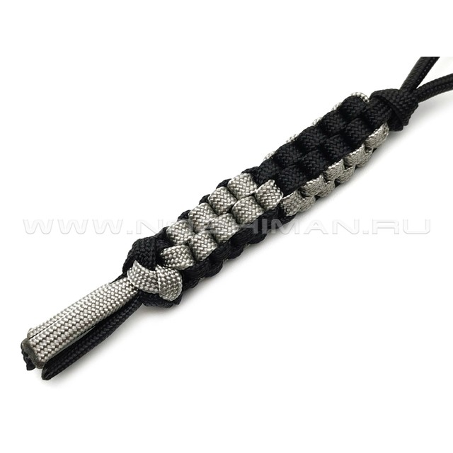 Темляк ОрЛина - Rectangular Black & Grey