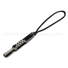 Темляк ОрЛина - Rectangular Black & Grey