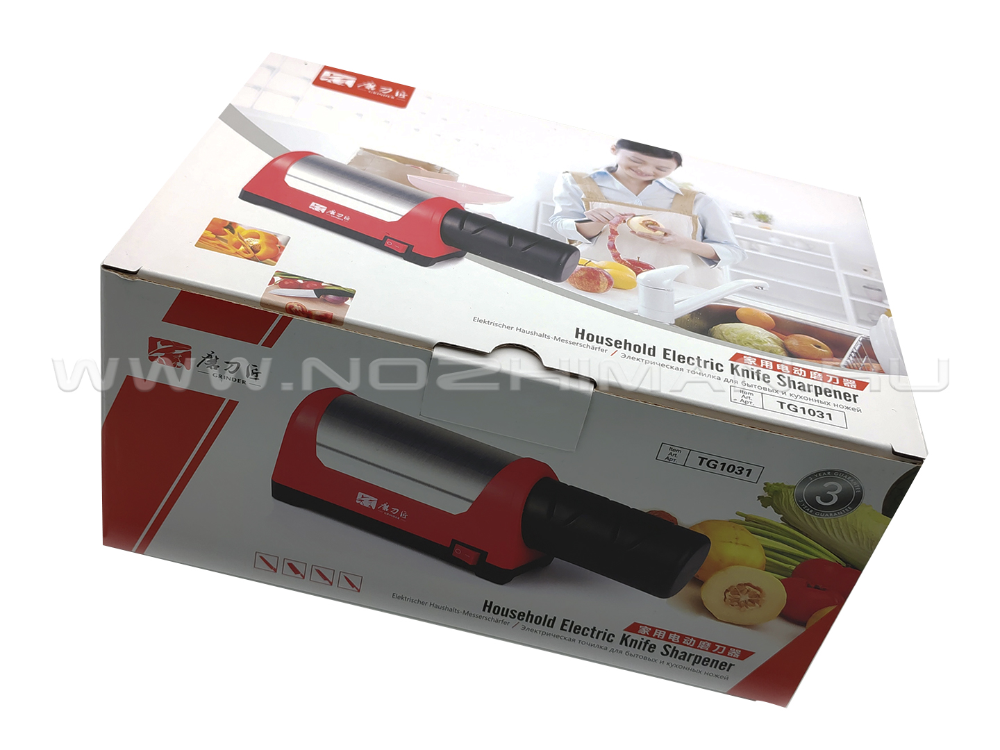 Taidea электрическая точилка для бытовых и кухонных ножей TG1031
