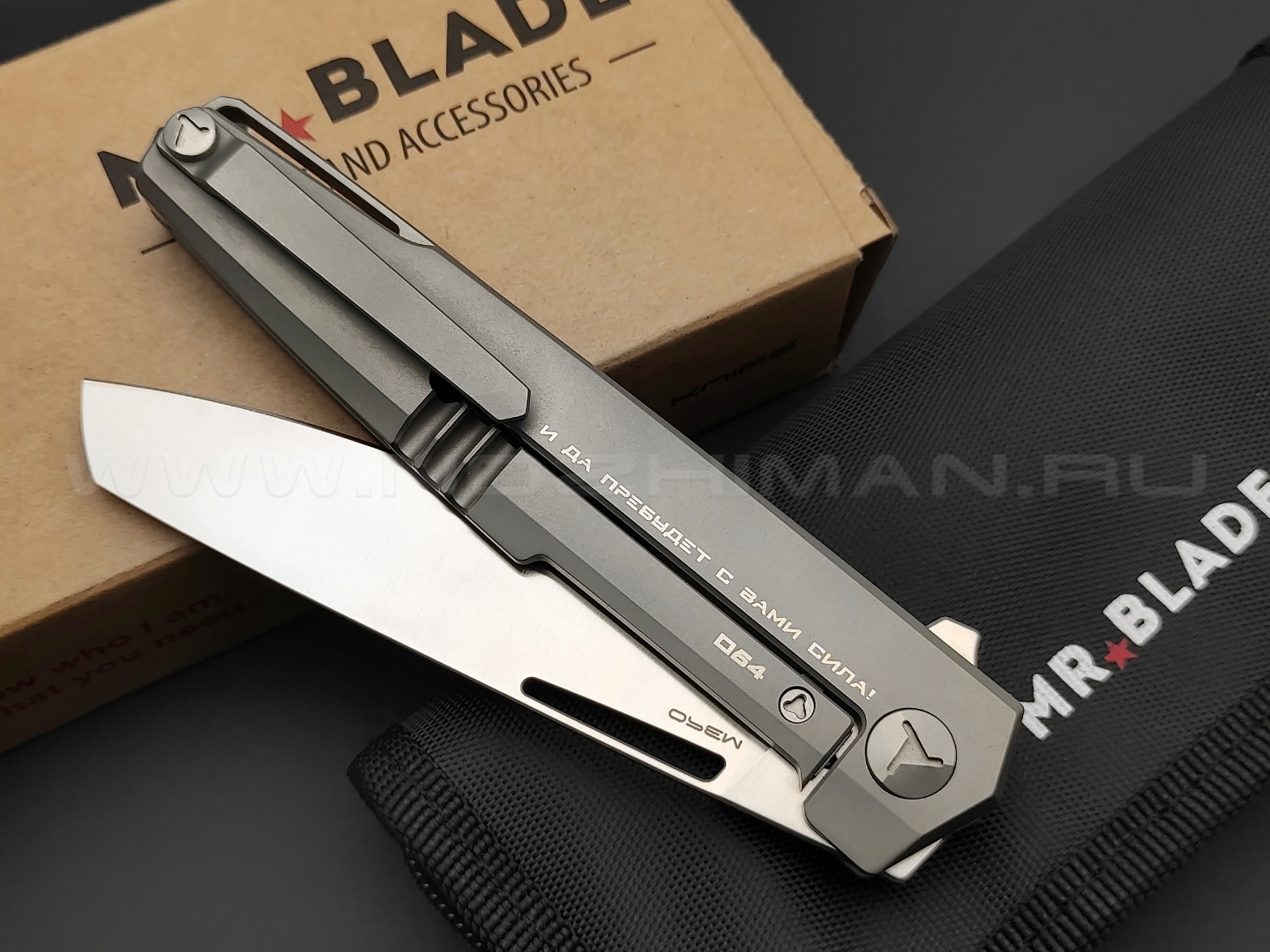 Mr.Blade нож Snob by Razvedos сталь M390, рукоять Titanium (НВ)