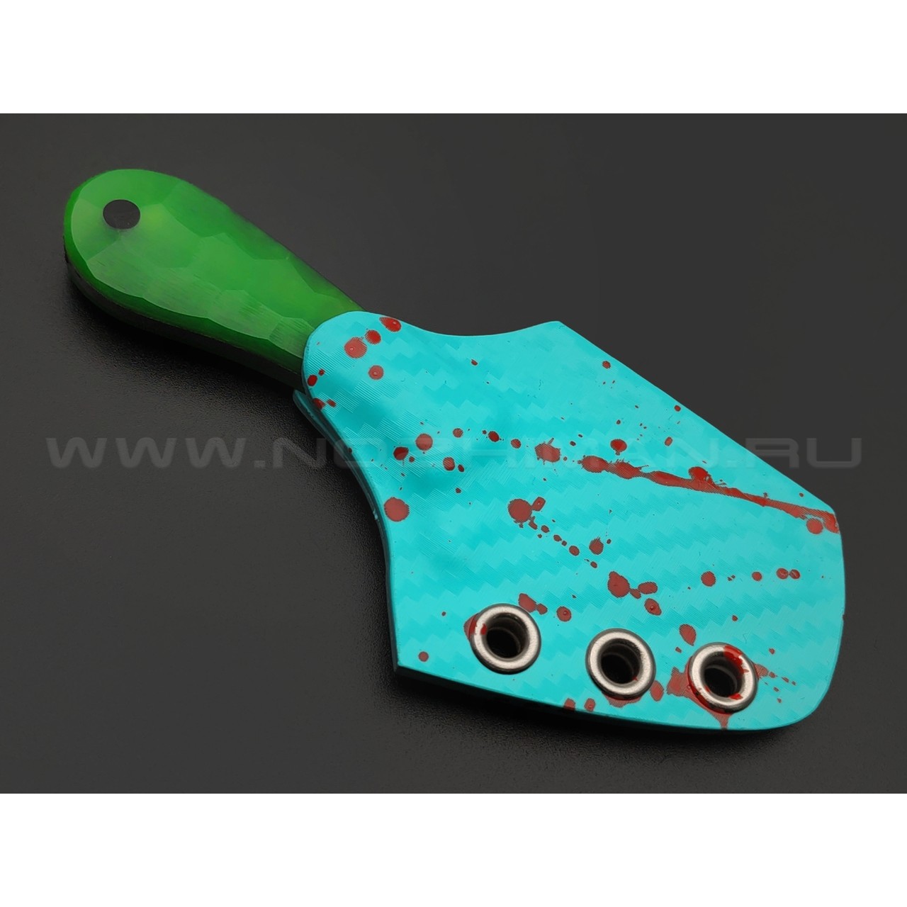 BRK нож Зефирка BX0230 сталь VG-10 satin, рукоять Luminofor composite green