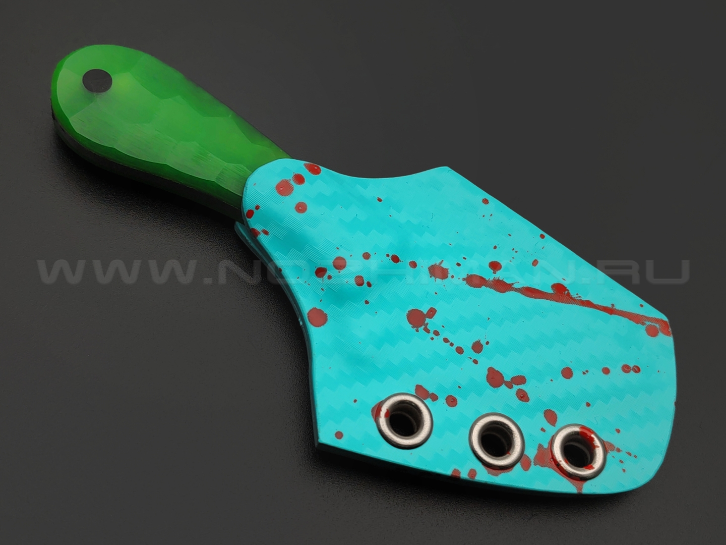BRK нож Зефирка BX0230 сталь VG-10 satin, рукоять Luminofor composite green