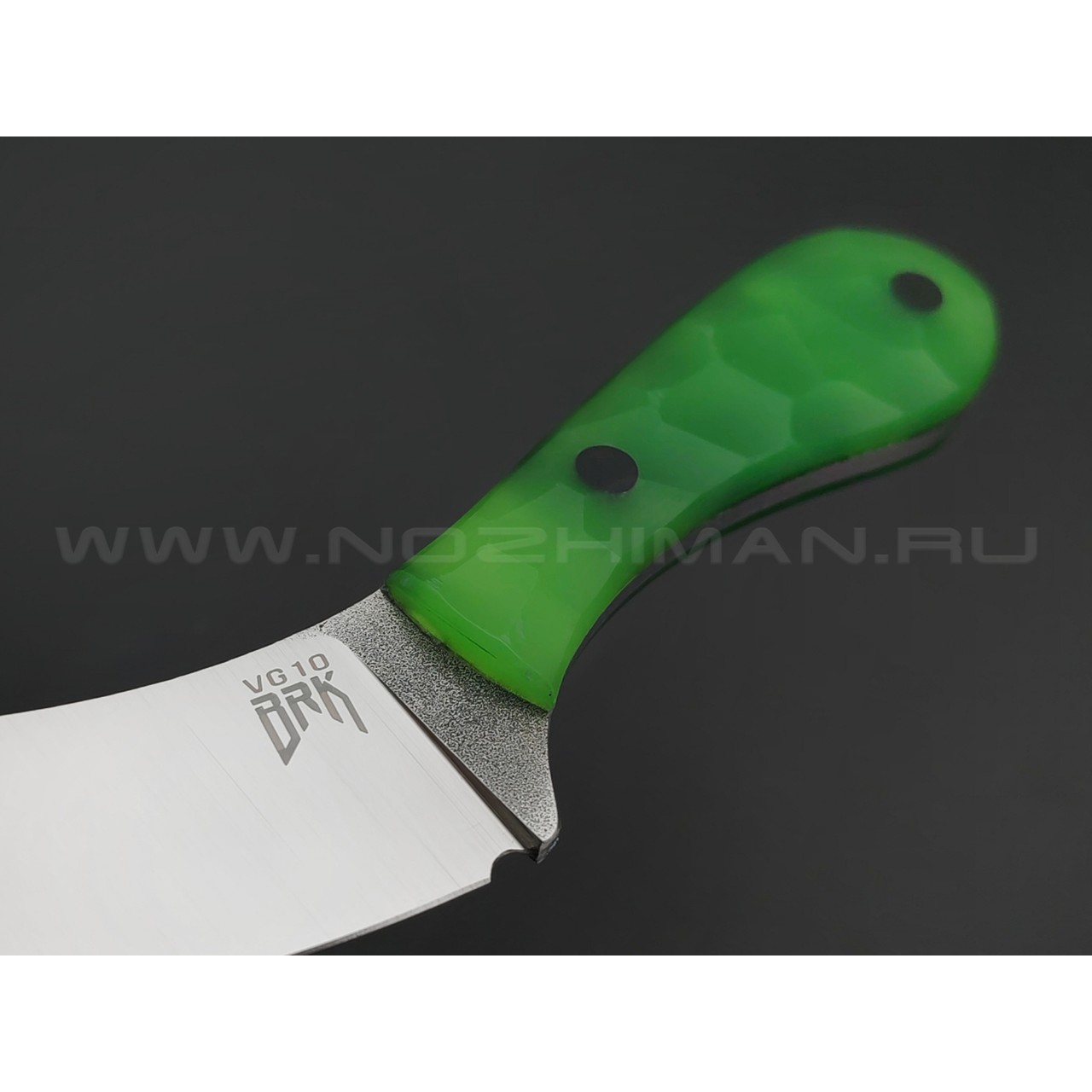 BRK нож Зефирка BX0230 сталь VG-10 satin, рукоять Luminofor composite green