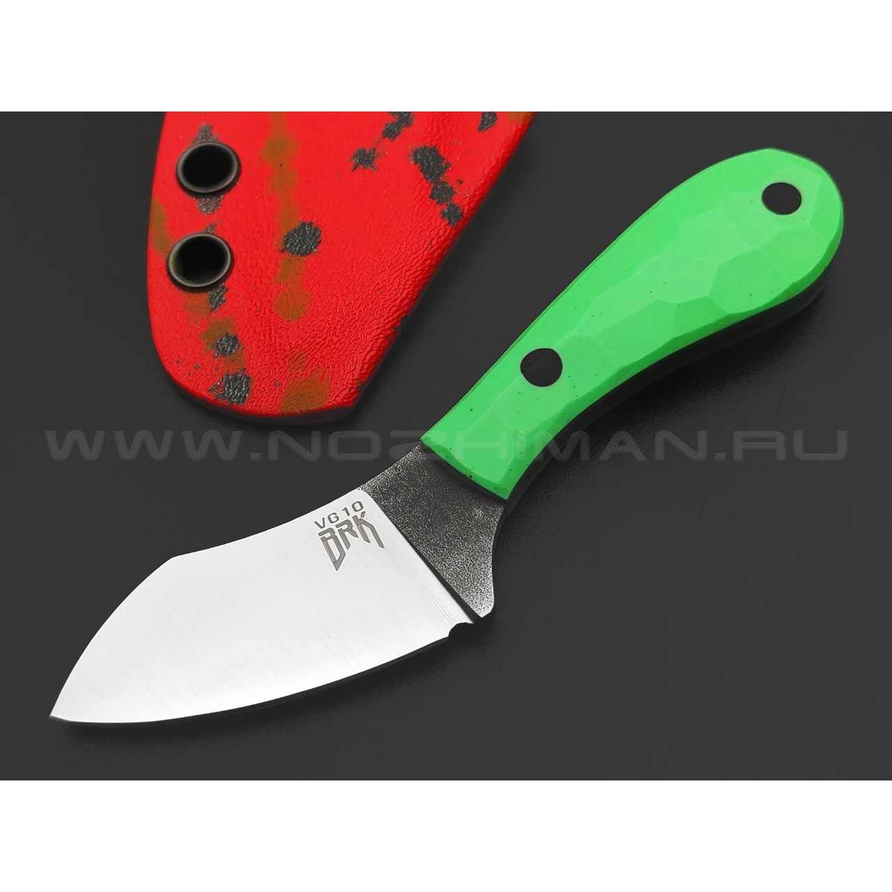 BRK нож Зефирка BX0229 сталь VG-10 satin, рукоять Luminofor composite neon green