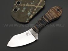 BRK нож Зефирка BX0228 сталь VG-10 satin, рукоять Micarta khaki