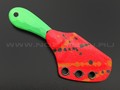 BRK нож Зефирка BX0229 сталь VG-10 satin, рукоять Luminofor composite neon green