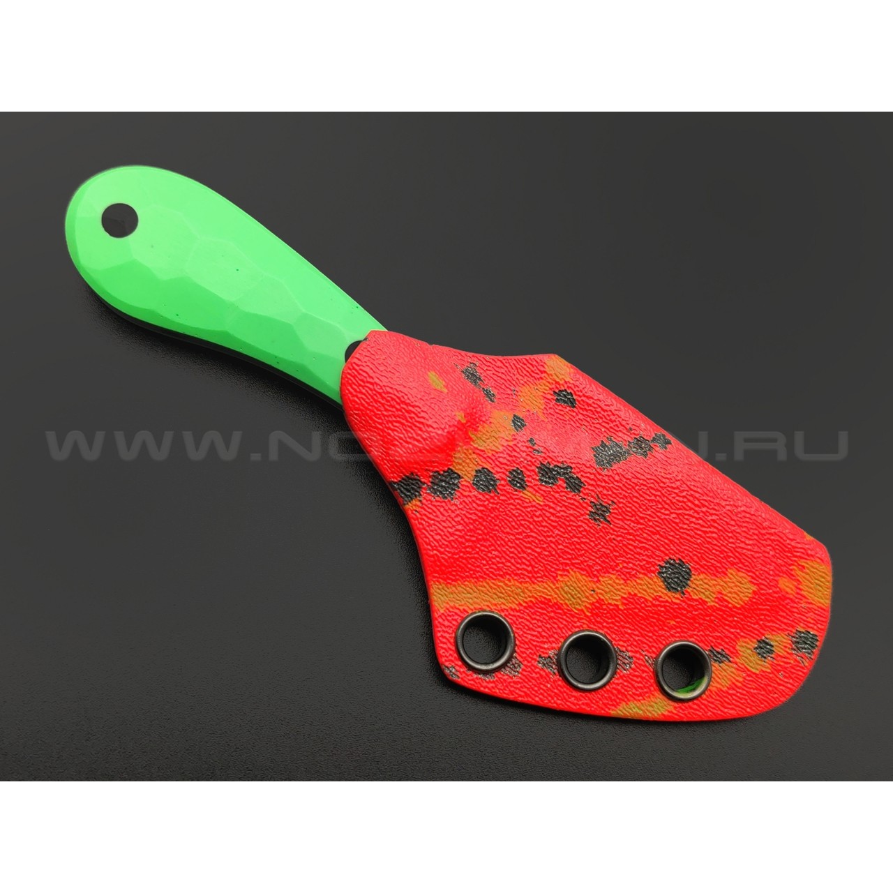 BRK нож Зефирка BX0229 сталь VG-10 satin, рукоять Luminofor composite neon green