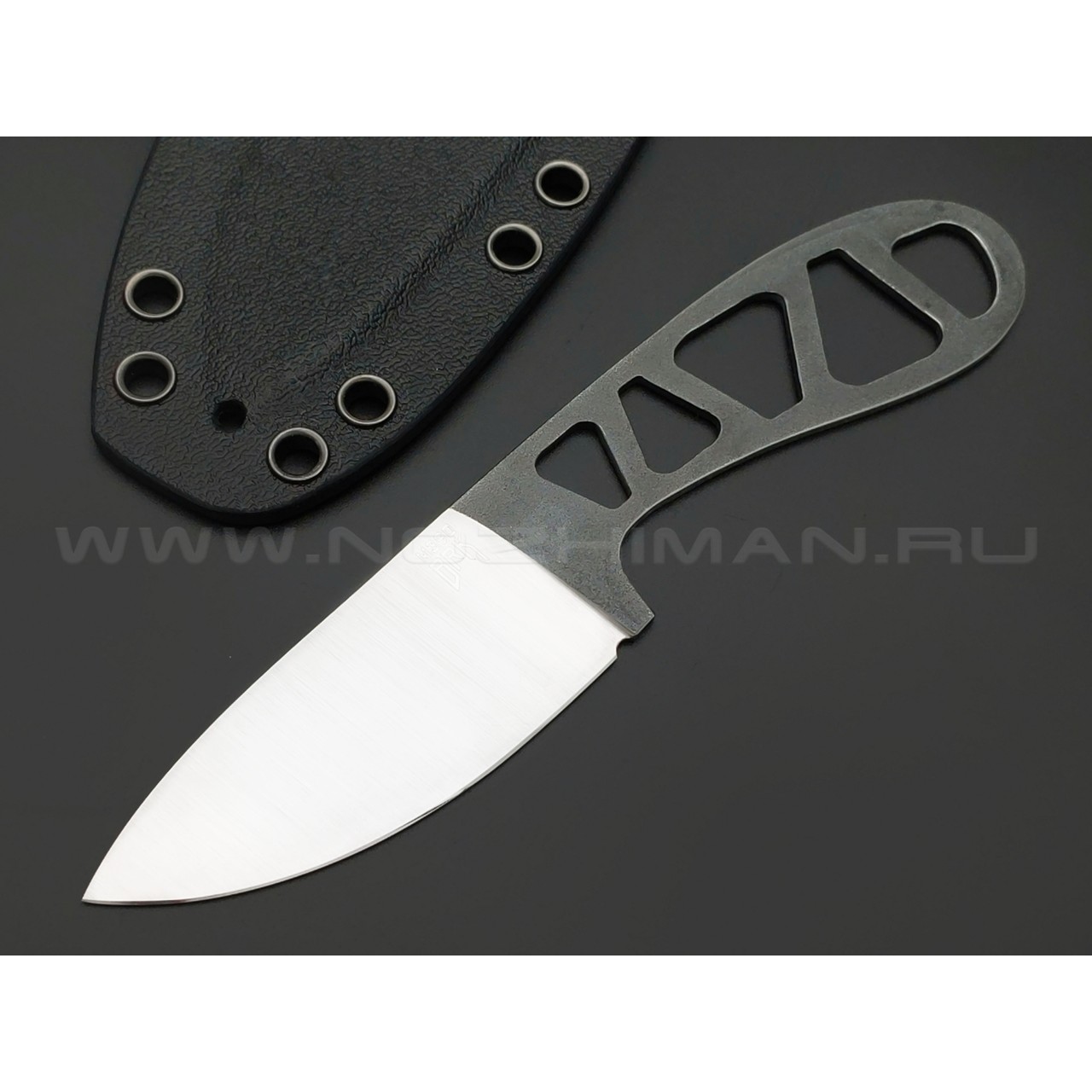 BRK нож скелетный Пирожок BX0231 сталь M390 satin, рукоять Сталь