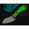 BRK нож Зефирка BX0230 сталь VG-10 satin, рукоять Luminofor composite green