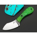 BRK нож Зефирка BX0230 сталь VG-10 satin, рукоять Luminofor composite green