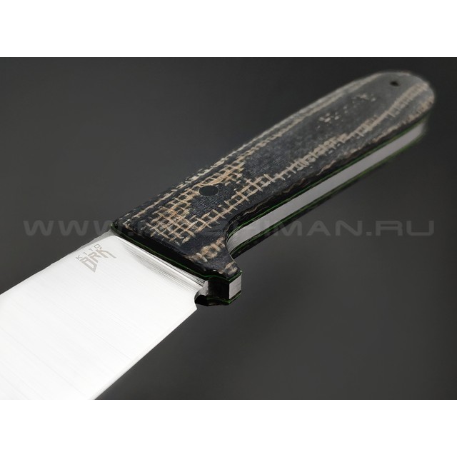 BRK нож Кефарт XL BX0238 сталь K110 satin, рукоять Micarta jute & black