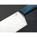 BRK набор из 4 кухонных ножей BX0232 сталь M390 satin, рукоять G10 chaotic black & blue